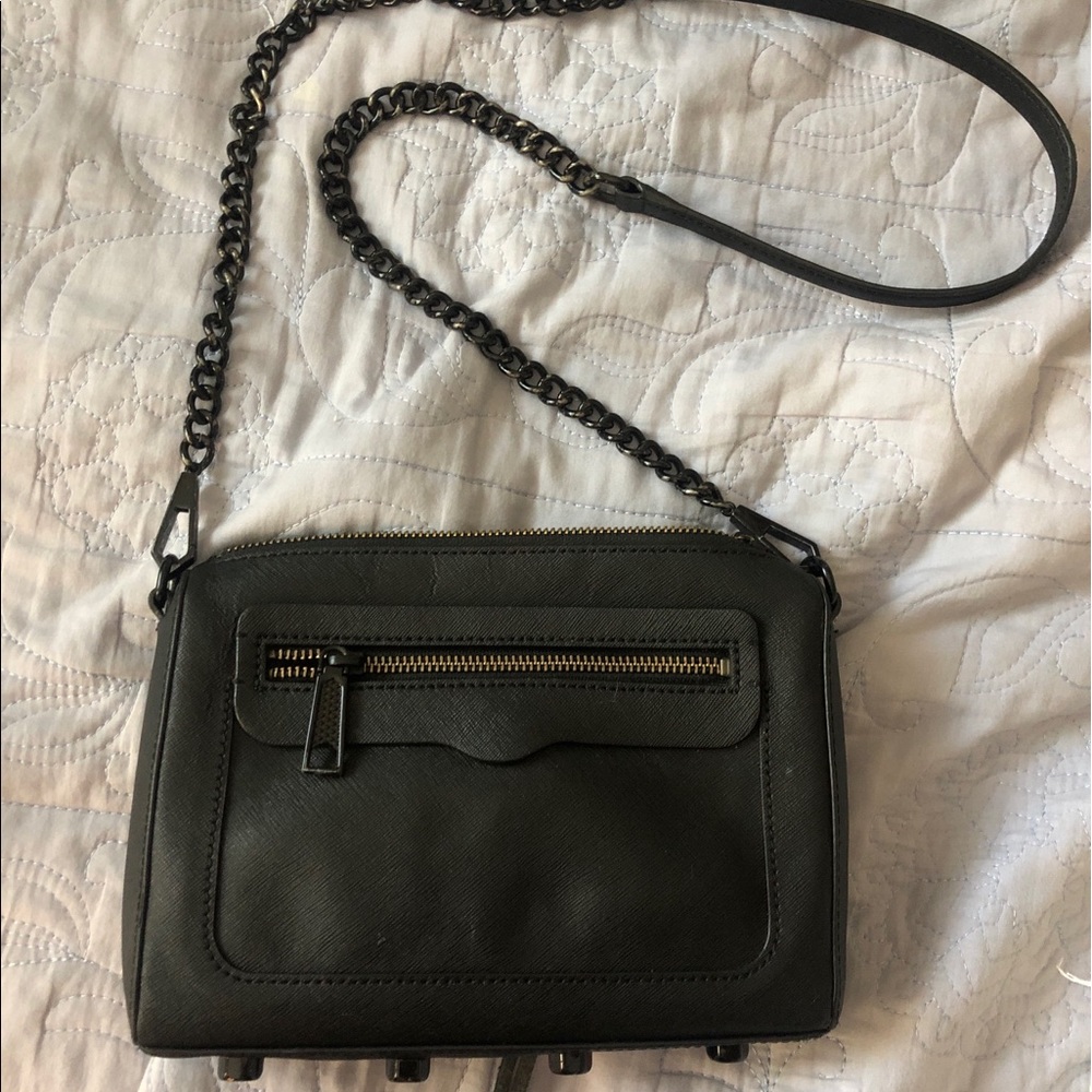 Rebecca minkoff Avery black leather crossbody